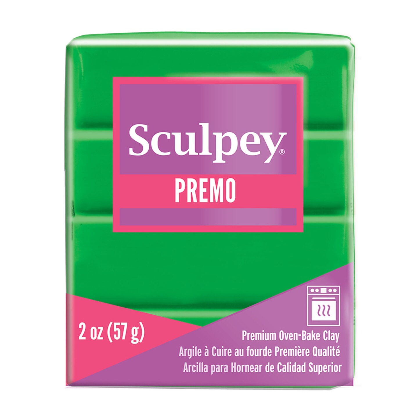 Premo! Sculpey Modeling Clay, 2 oz., Green