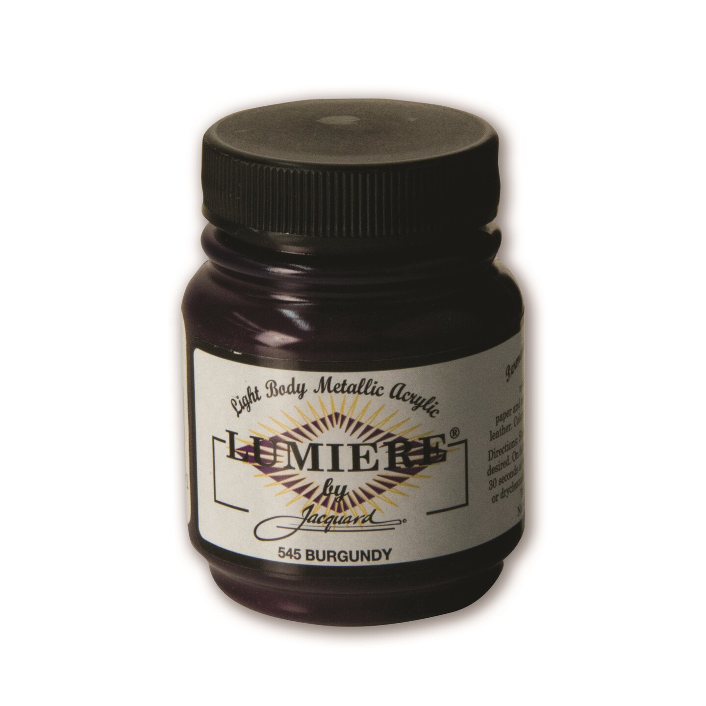 Jacquard Lumiere Metallic and Pearlescent Paint 2.25 Oz, 545 Burgundy ...