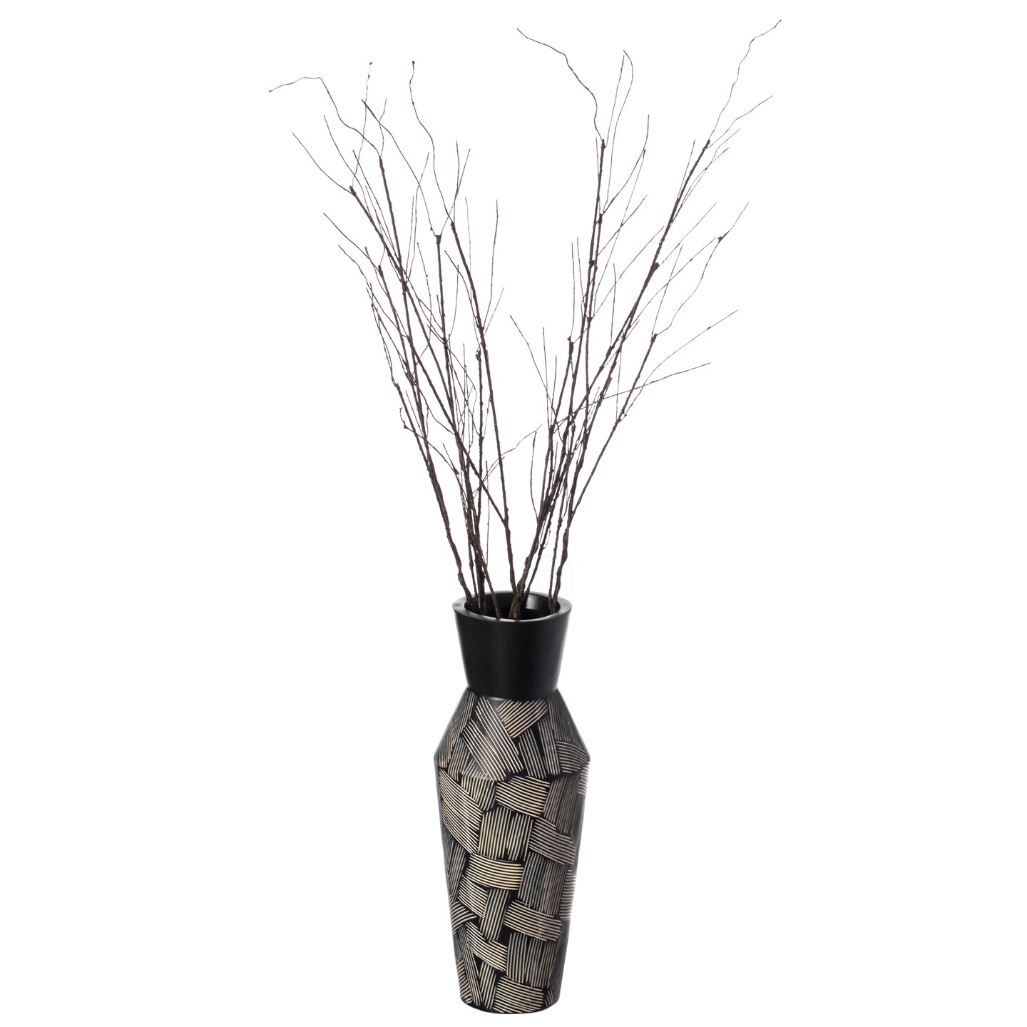 artificial twig branch with a charming, rustic look and curly, dried design for an additional touch of nature to your home or wedding decorations
