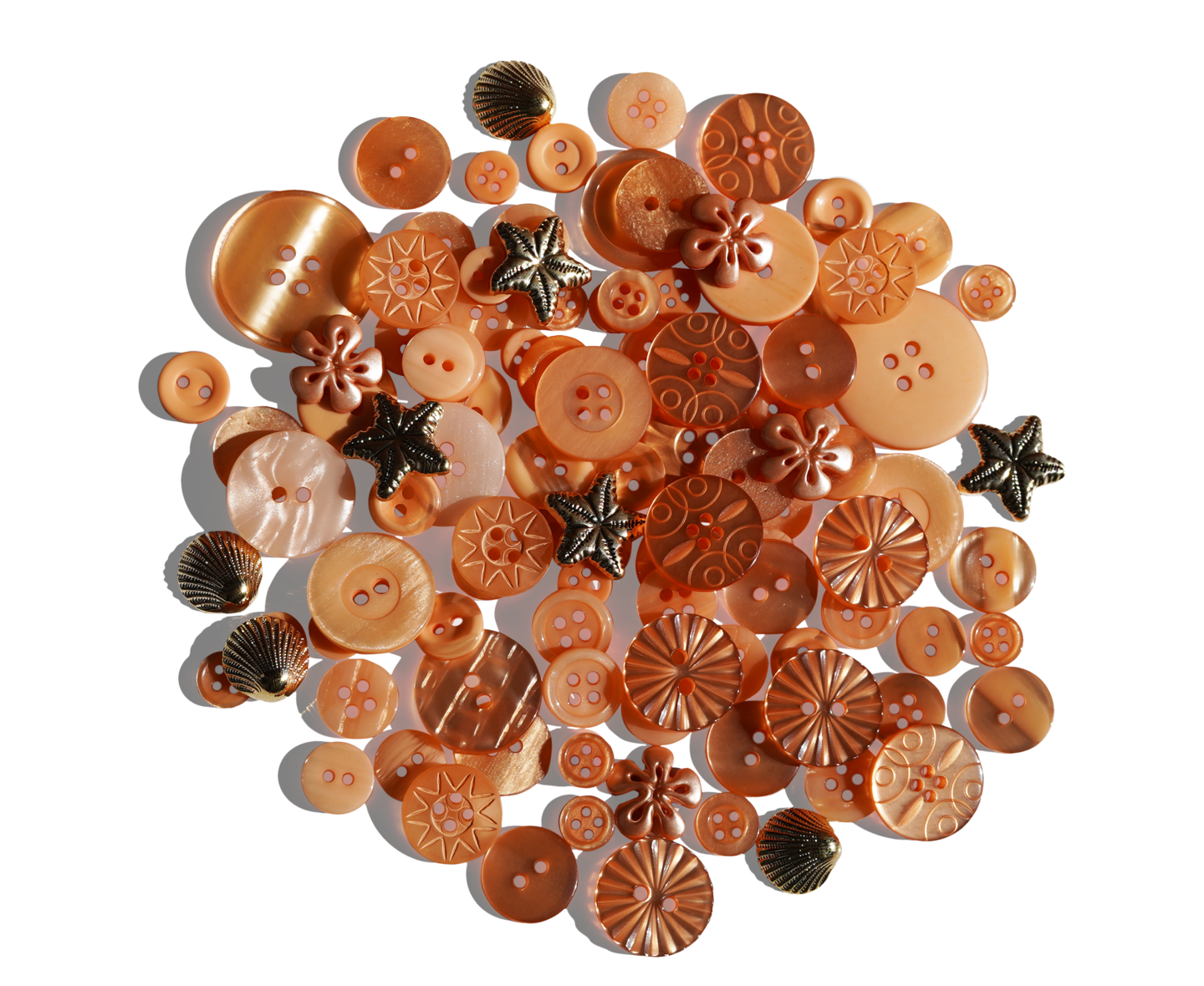 Buttons Galore Treasure Box Fancy Designer Buttons for Sewing and