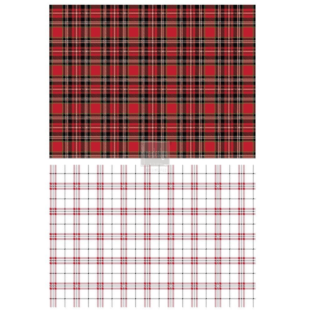 Redesign Decor Transfers Gingham Red 23&#x22;x33&#x22; 655350641689