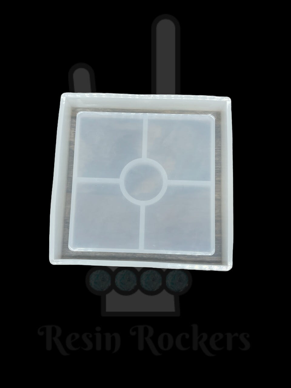 Square Petri Dish Coaster Transparent Silicone Mold for Epoxy Resin Art