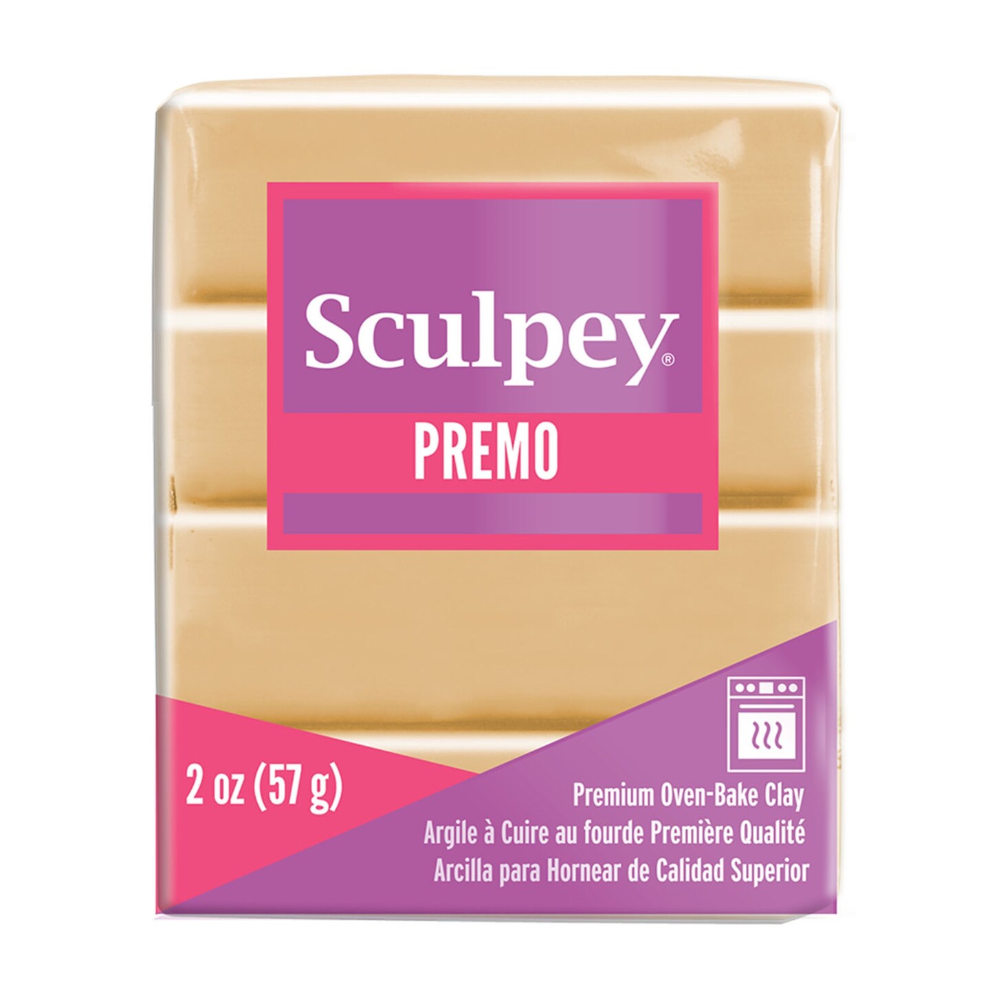 Premo! Sculpey Modeling Clay, 2 oz., Ecru