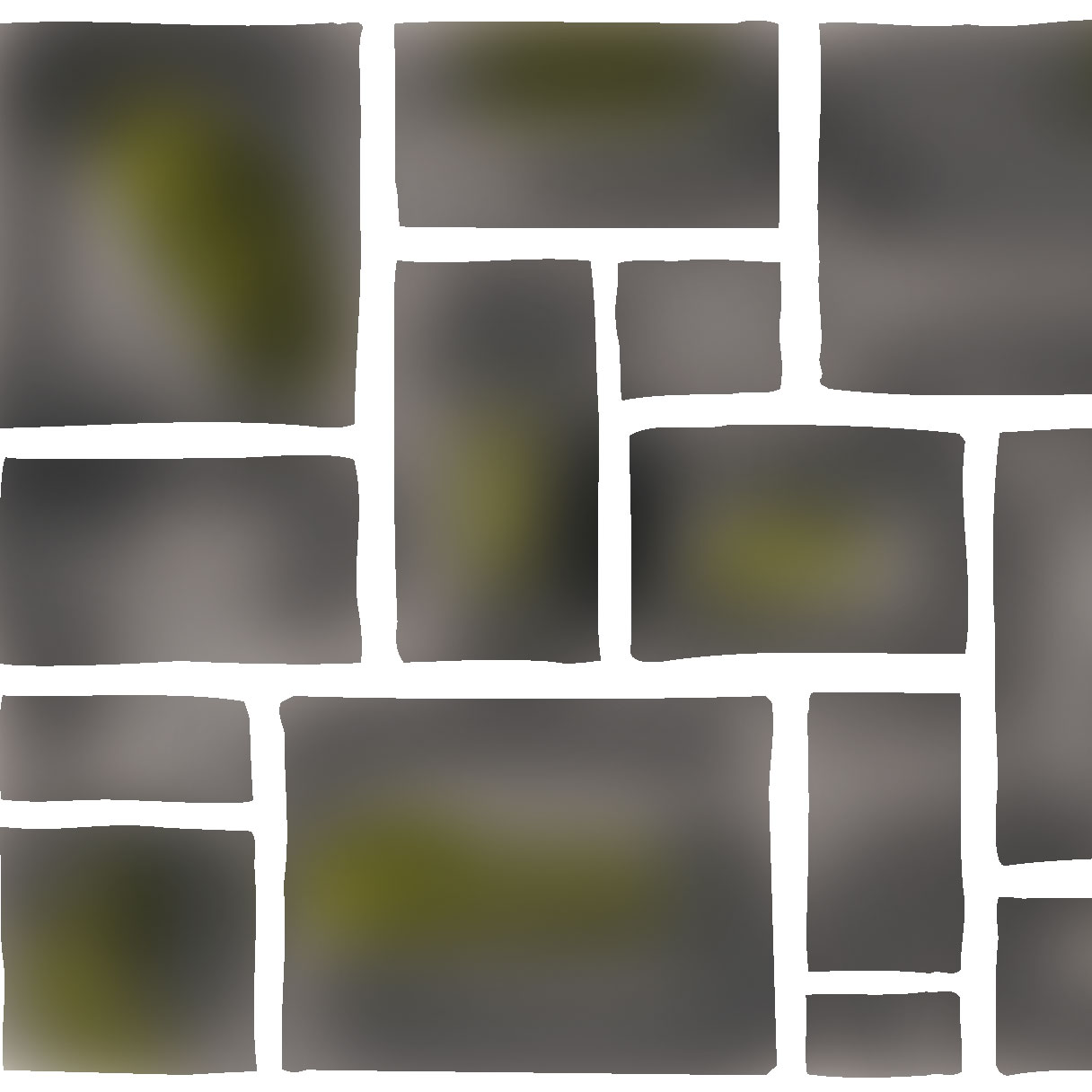 Flagstone Wall Stencil | 2624 by Designer Stencils | Pattern Stencils |