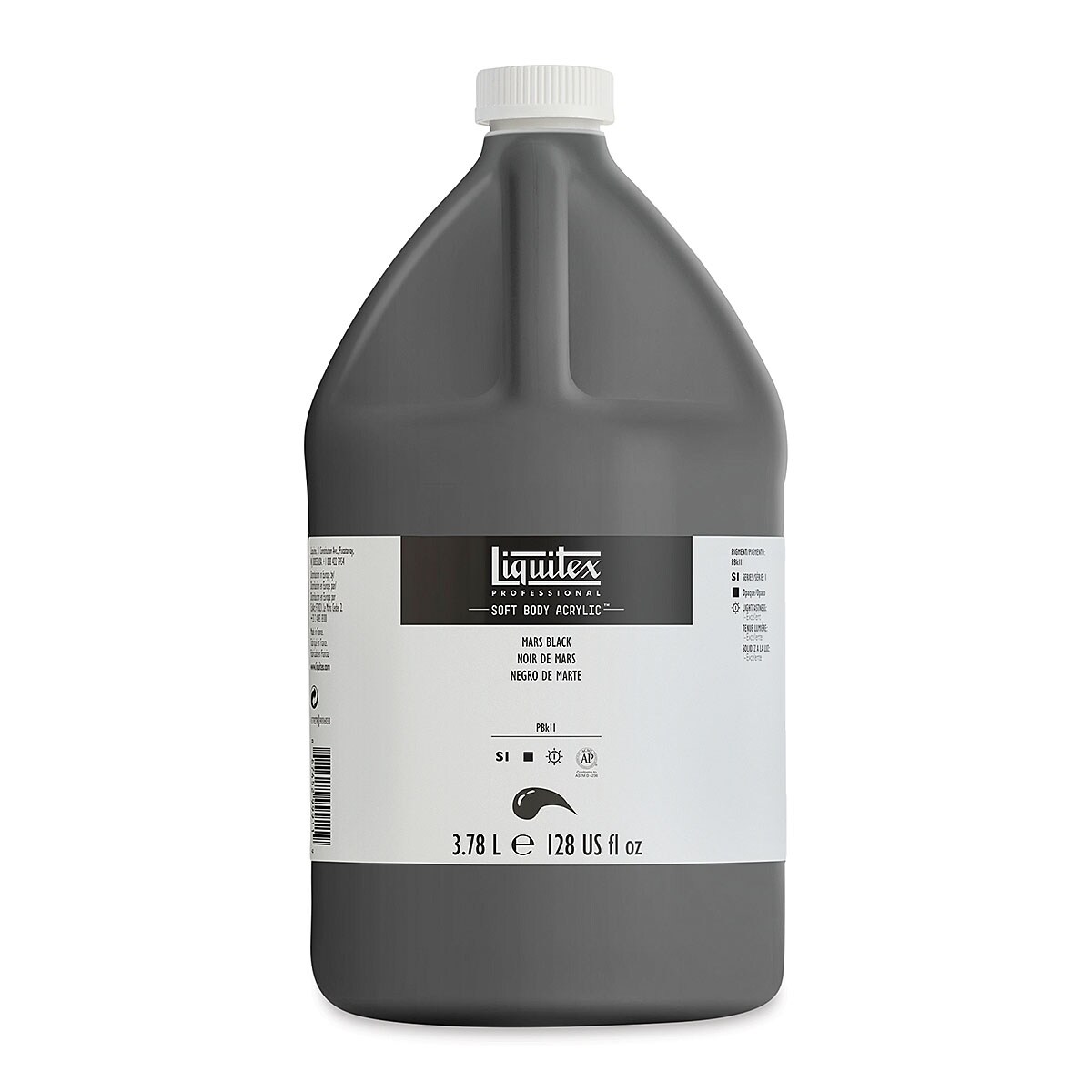 Liquitex soft body artist acrylics mars black 3 78 l michaels