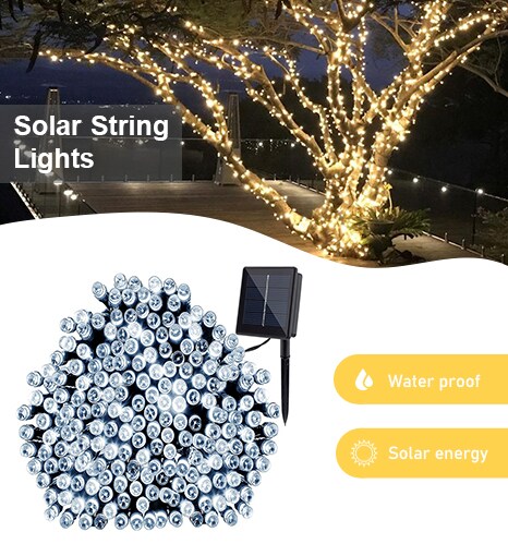 Perfect Holiday 100 LED String Solar Light