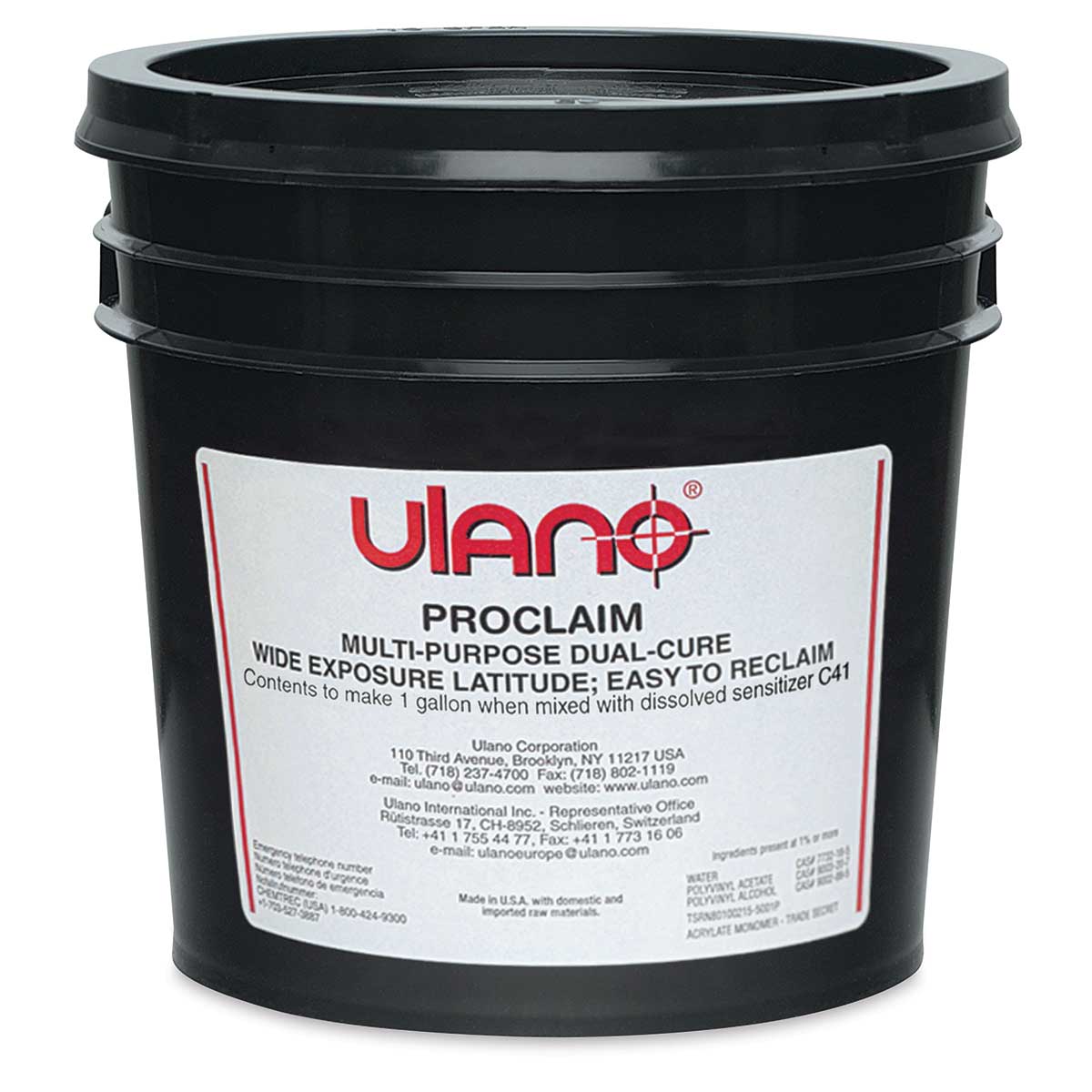 Ulano Proclaim Emulsion - 128 oz, Blue