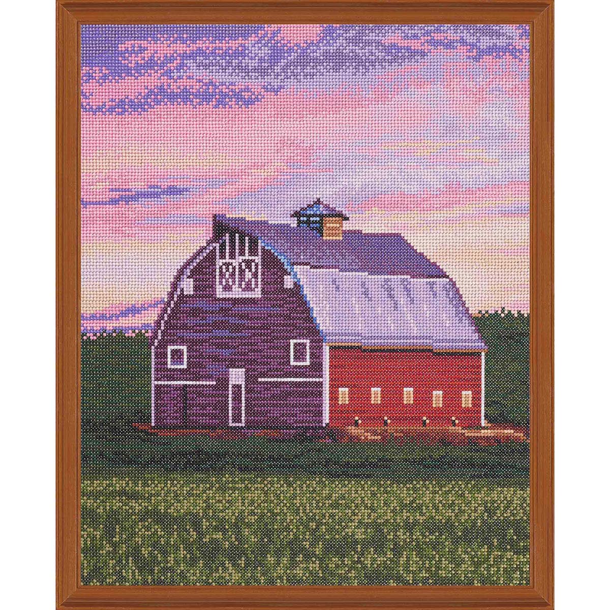 Diamond Art Red Barn Diamond Painting