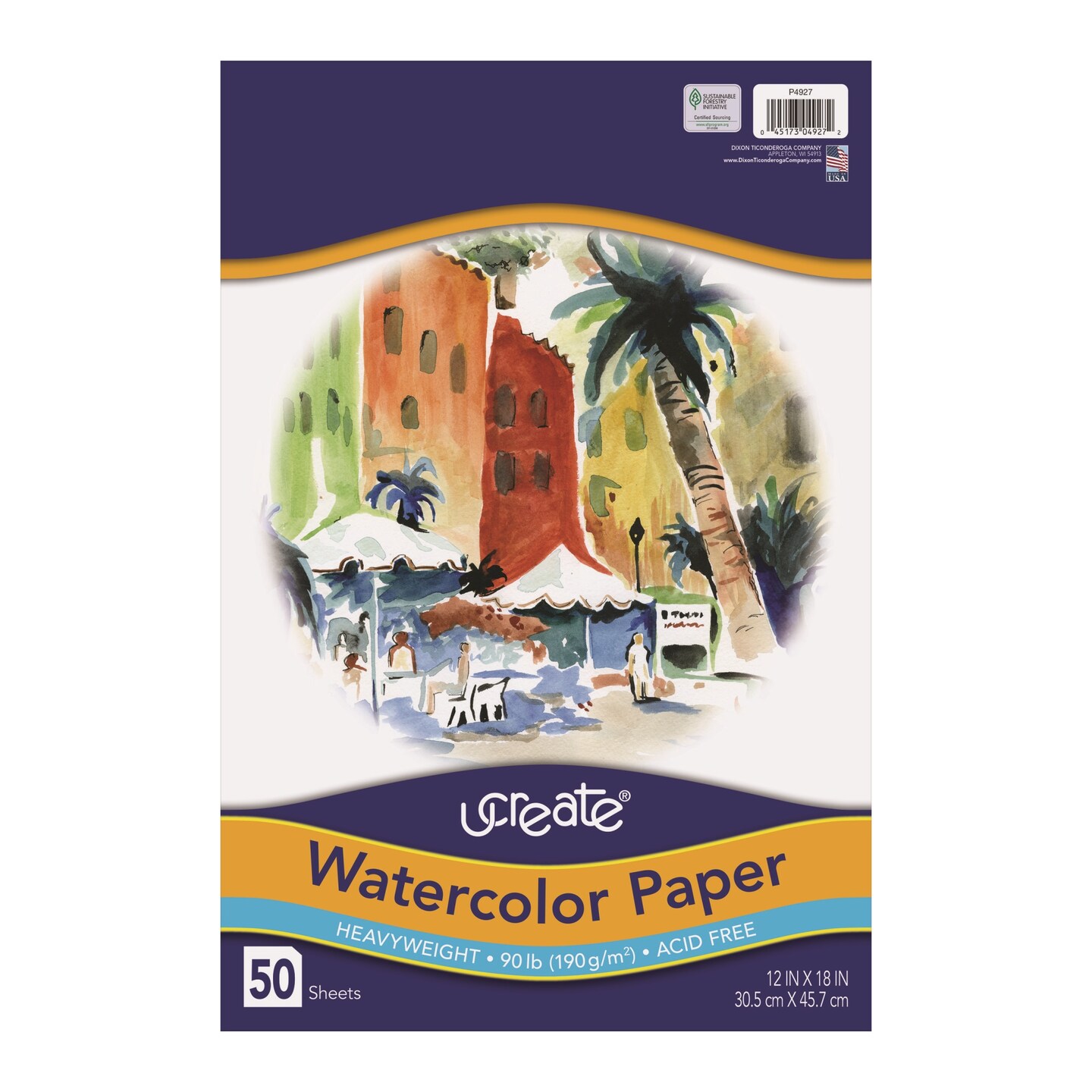 WATERCOLOR PAPER 12X18 50SH Michaels