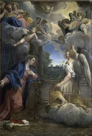 Annunciation Poster Print by Agostino Carracci - Item # VARPDX276981