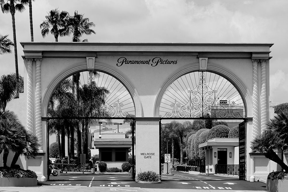 Paramount Pictures entrance gate Hollywood Los Angeles California Poster Print by Carol Highsmith # 50092