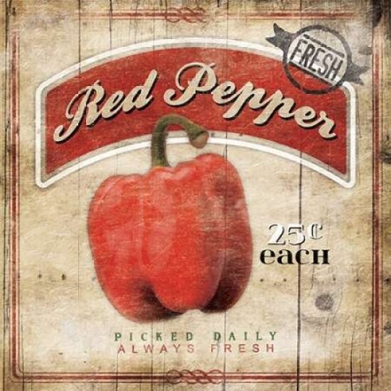 Red Peppers Poster Print by Jace Grey - Item # VARPDXJGSQ320B
