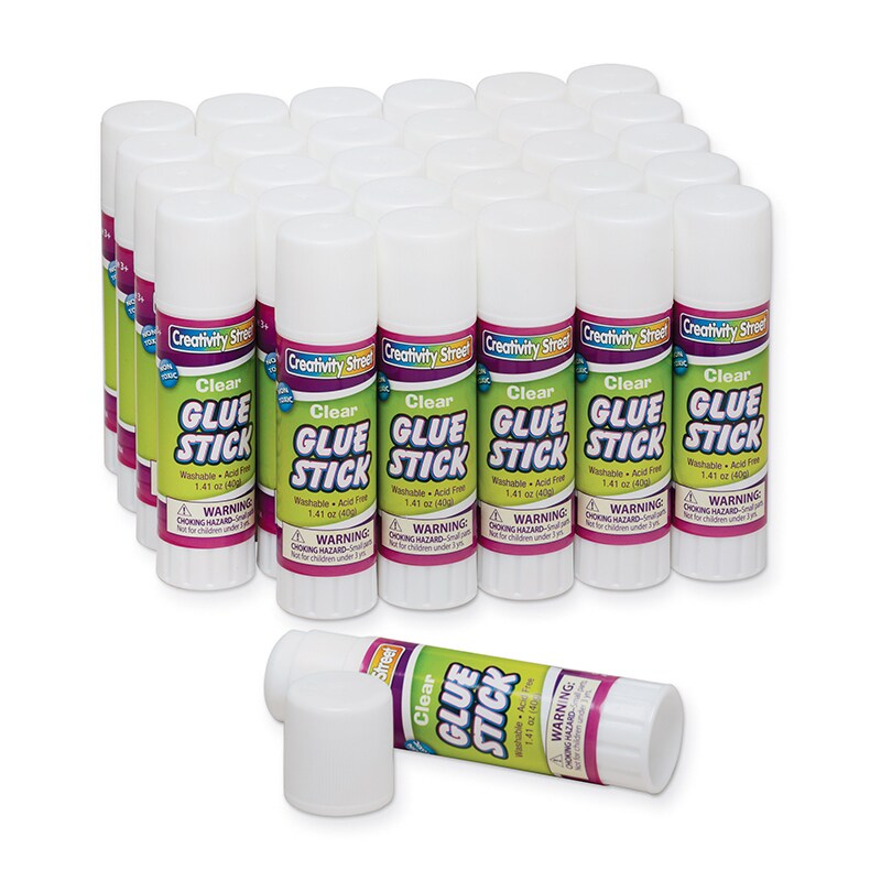 Glue Sticks, Clear, 1.41 Oz., 30 Count Michaels