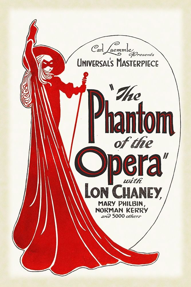The Phantom of the Opera Poster Print by Hollywood Photo Archive Hollywood Photo Archive - Item # VARPDX482684