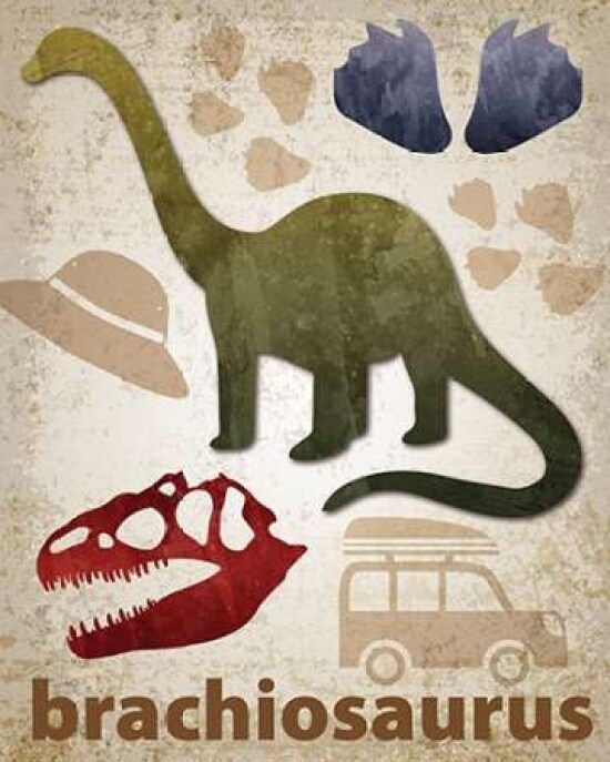 Brachiosaurus Dinosaur Poster Print by Melody Hogan - Item # VARPDXMHRC216C
