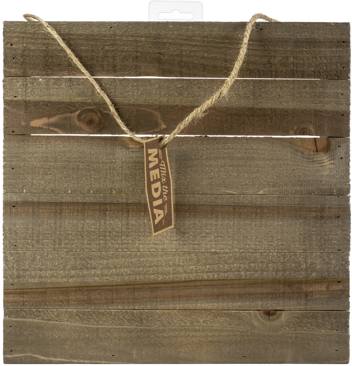 Jillibean Soup Mix The Media Wooden Plank-12&#x22;X12&#x22; Dark