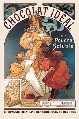 Chocolat Ideal, 1897 Poster Print by Alphonse Mucha - Item # VARPDX342241