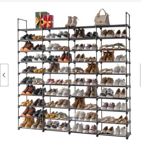 Standing 10 Tier 80 Pairs Shoe Rack Organizer Storage Shelf Home Saving