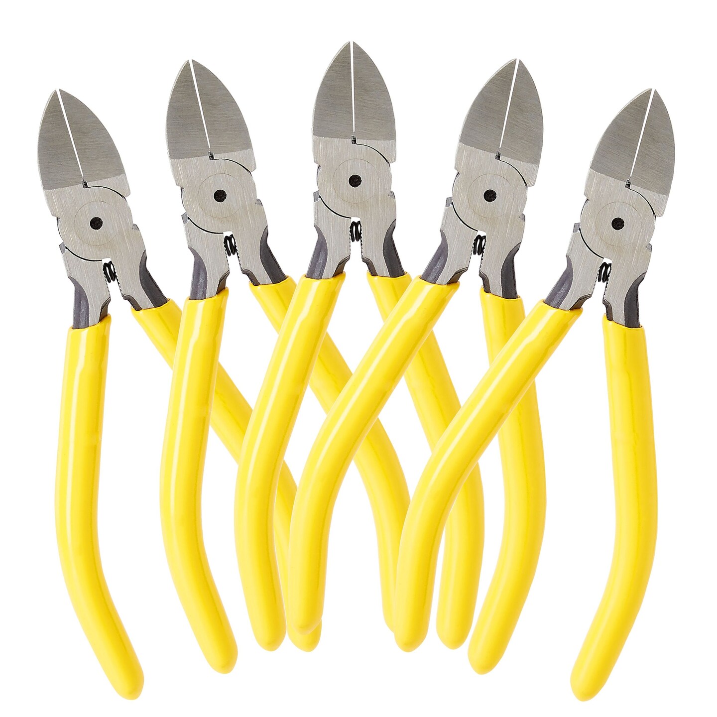 5 Pack CR-V Wire Flush Cutters, Soft Wire Side Cutters for Jewelry ...