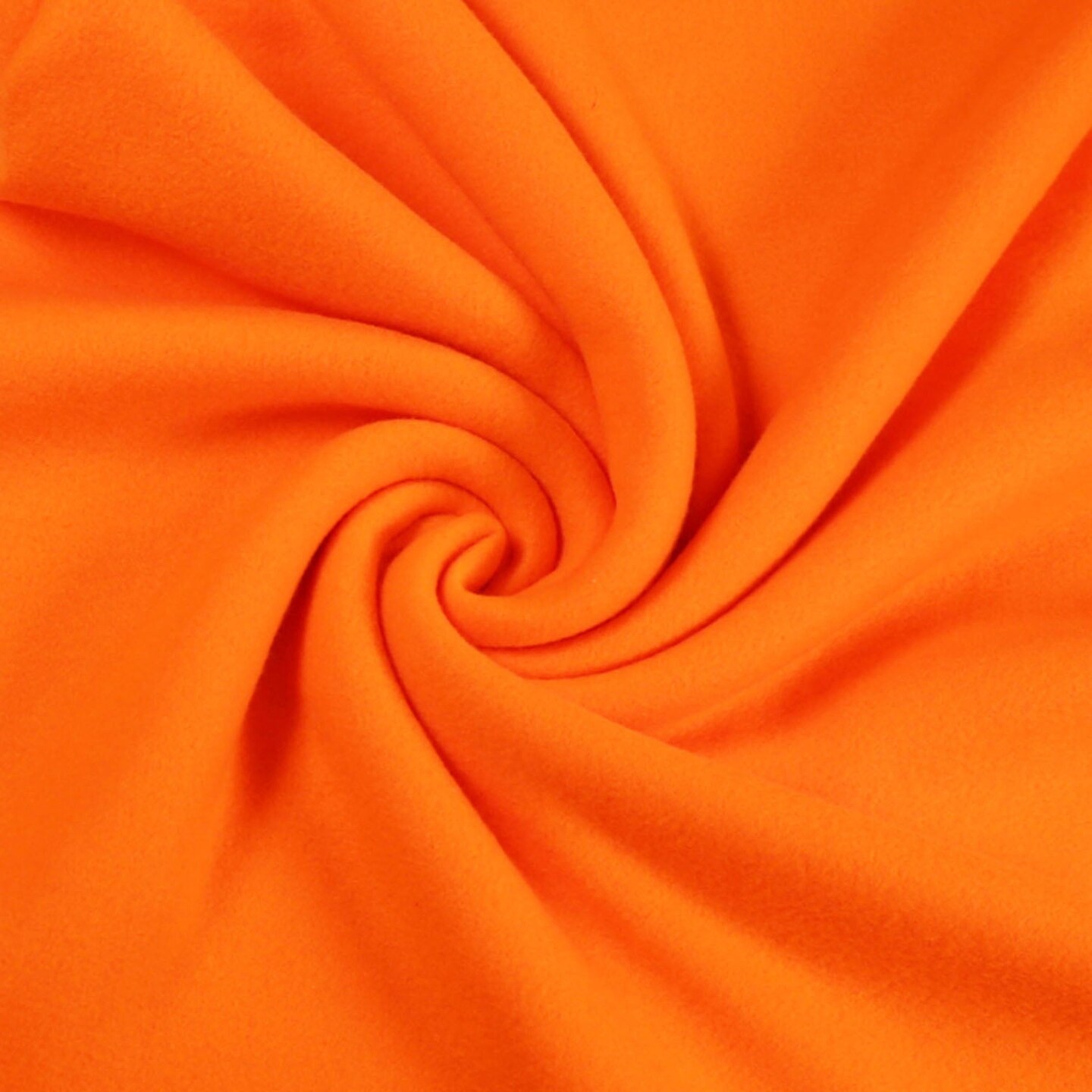FabricLA | Fleece Fabric By The Yard | 36"X60" Inch Wide | Anti Pill Polar Fleece | Soft, Blanket, Throw, Poncho, Pillow Cover, PJ Pants, Booties, Eye Mask - Solid Orange (1 Yard)