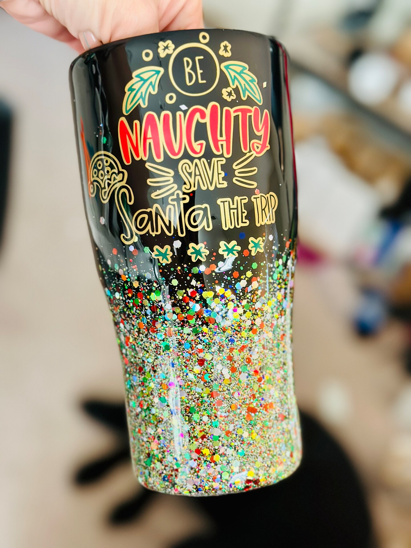 30oz offers Epoxy Glitter Tumbler