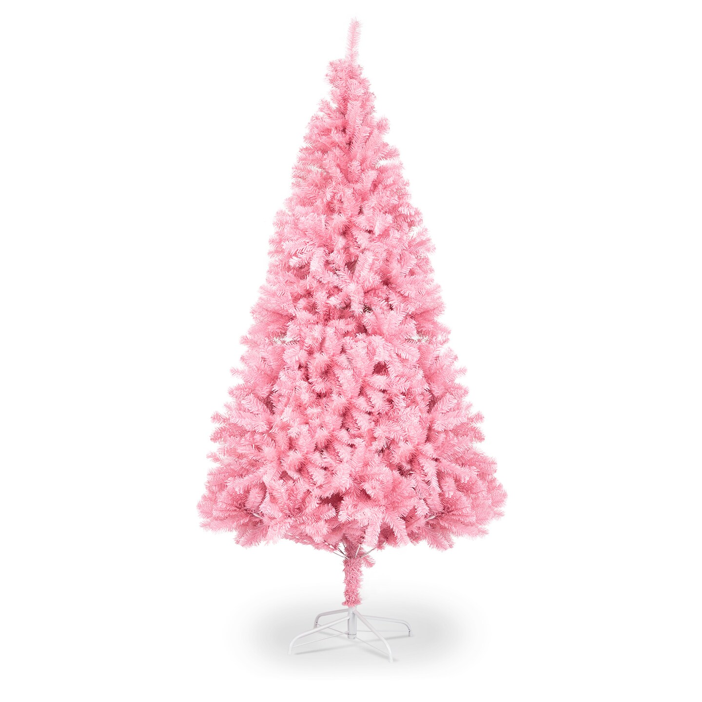 6ft 1600 Branch PVC Branch Iron Bracket Christmas Tree Pink