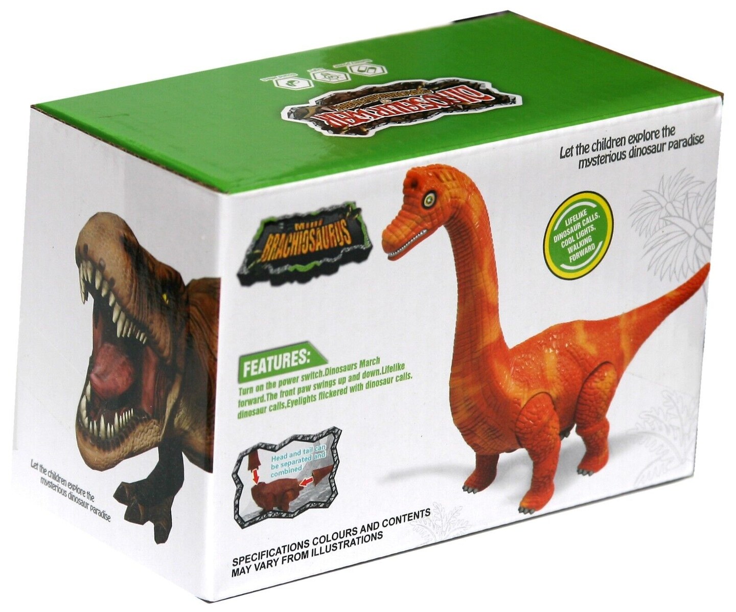 Kitcheniva 10&#x22; Walking Brachiosaurus Toy Christmas Gift
