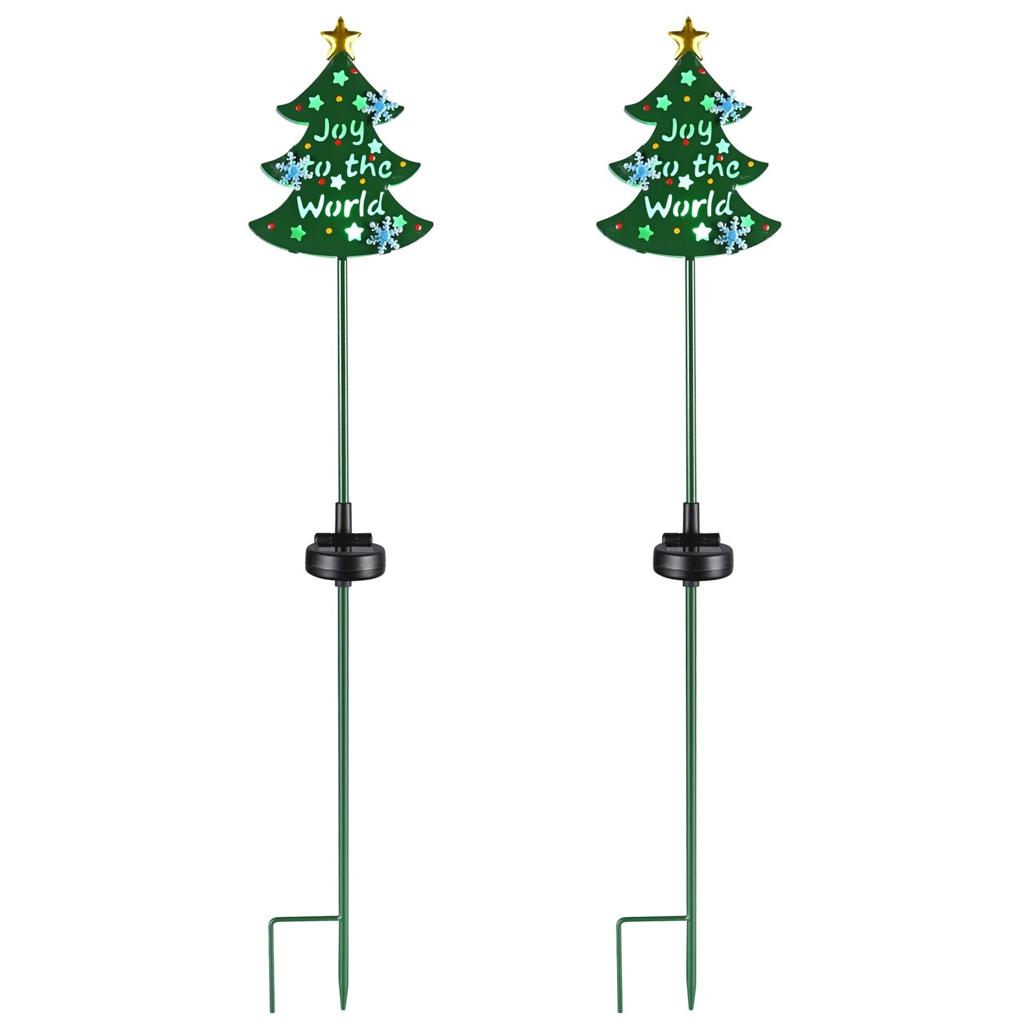 Solar Powered Christmas Tree Lights
