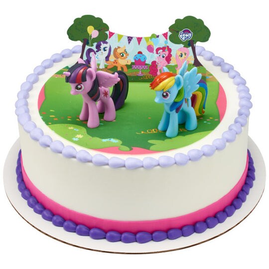 My Little Pony It&#x27;s a Pony Party! DecoSet&#xAE; Cake Decoration