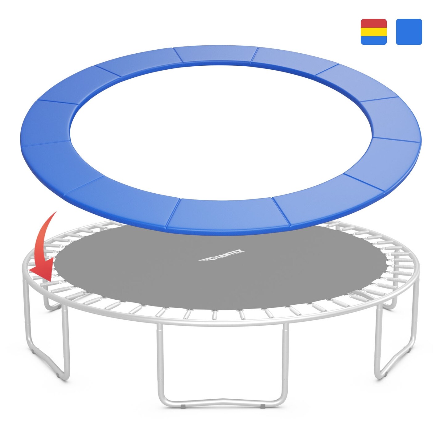 Waterproof and Tear-Resistant Universal Trampoline Safety Pad Spring Cover