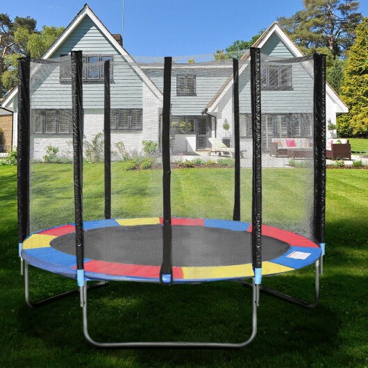 Colorful Safety Round Spring Pad Replacement Cover for 14&#x27; Trampoline