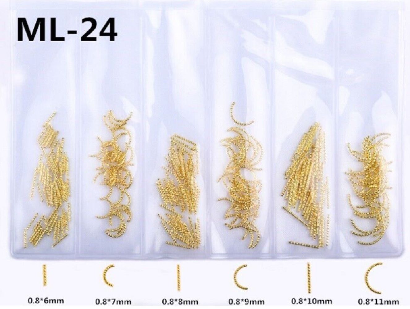 Kitcheniva 3D Ocean Rivets Gold Rhinestones Nail Art Decoration