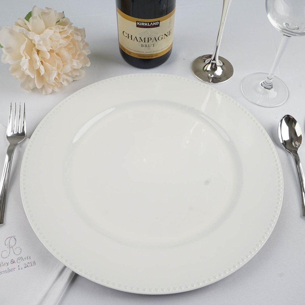 6 pcs of 13inch Charger Plates for Table Decor