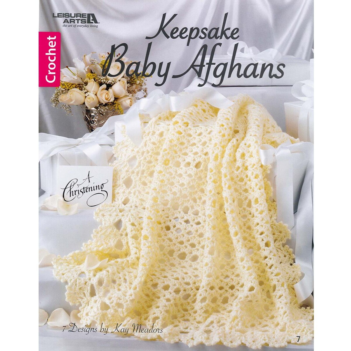 Leisure Arts Keepsake Baby Afghans Crochet Book