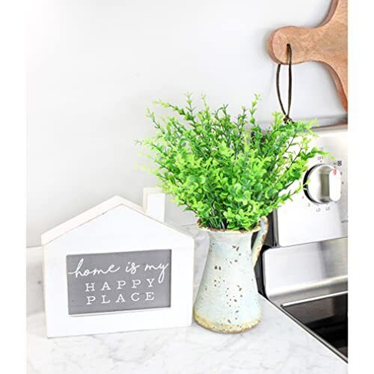 UV Resistant Artificial Greenery Plant 8 pcs