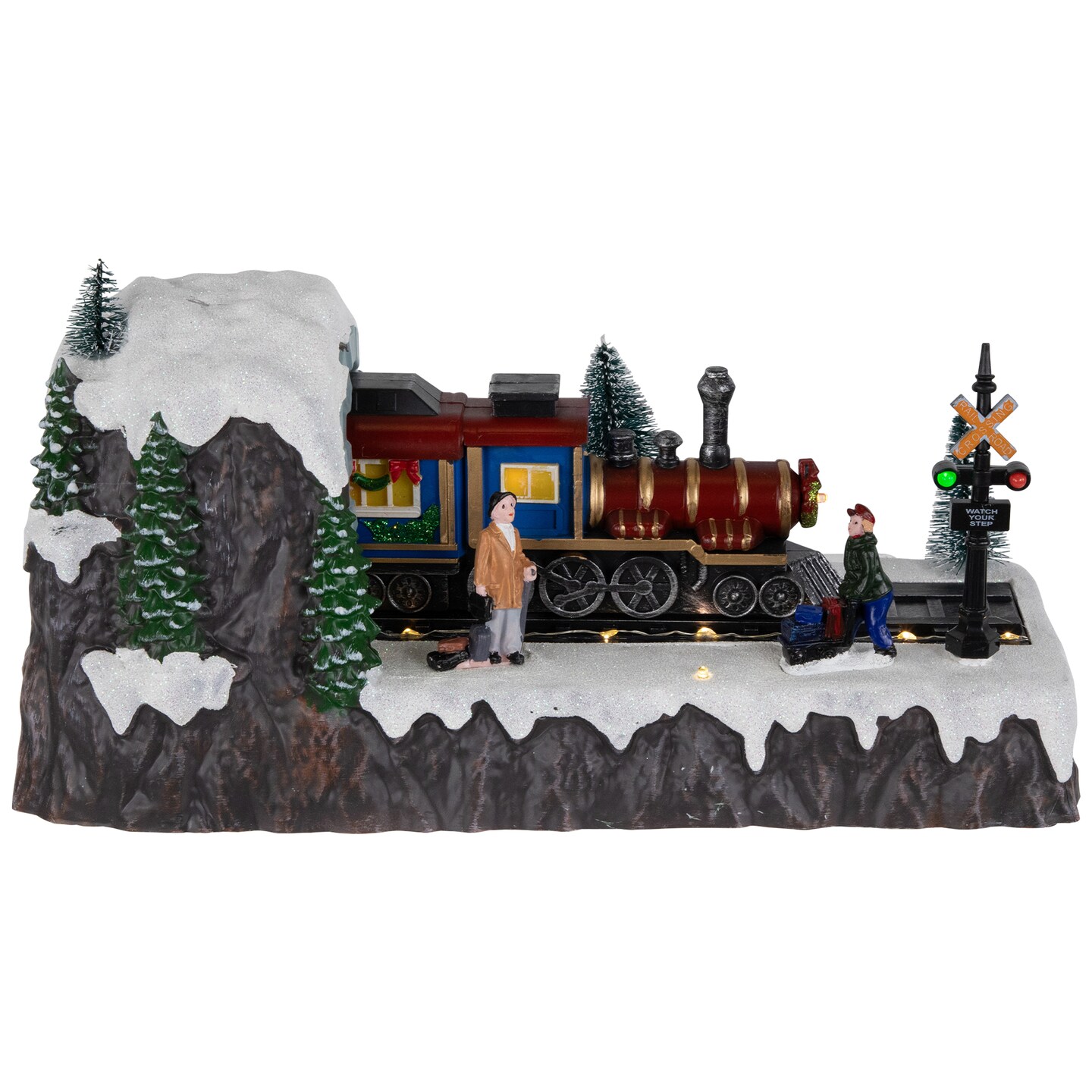 Northlight LED Lighted and Musical Christmas Village Train Decoration - 12.25"