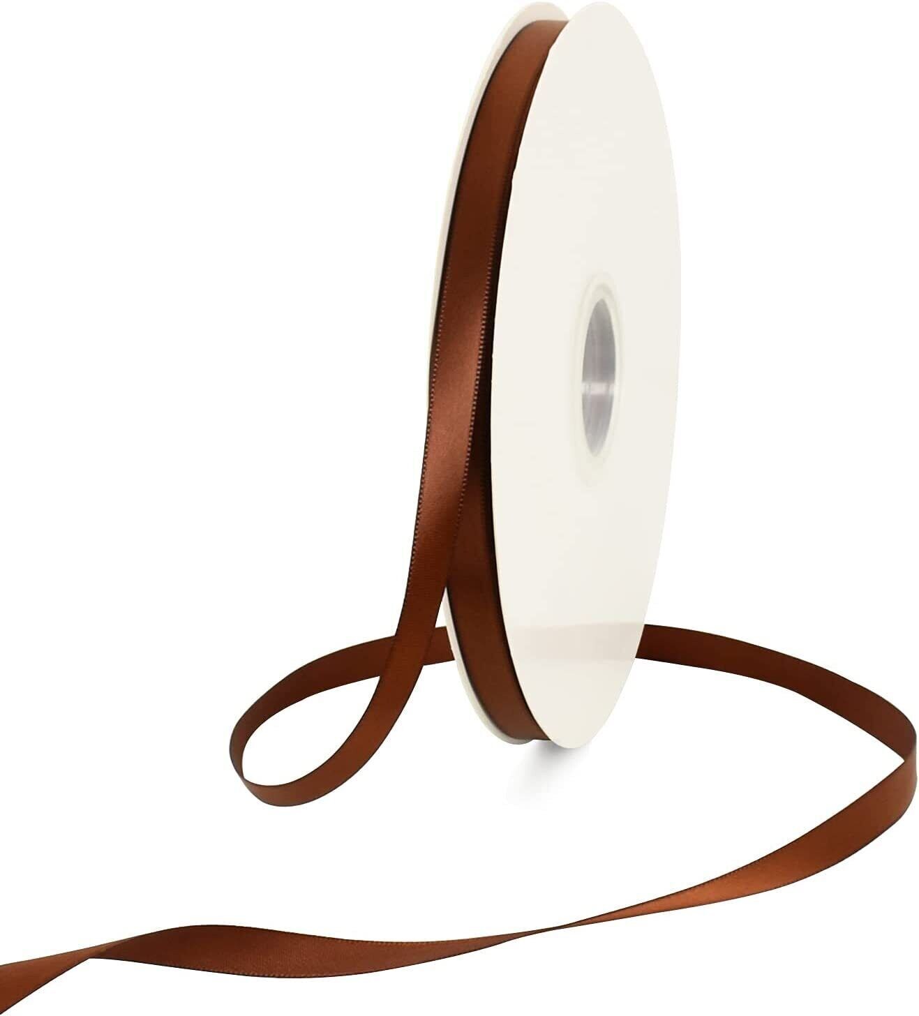 Ivory | Satin Ribbon Single Face | 5/8 inch | 100 Yards | Bb Crafts