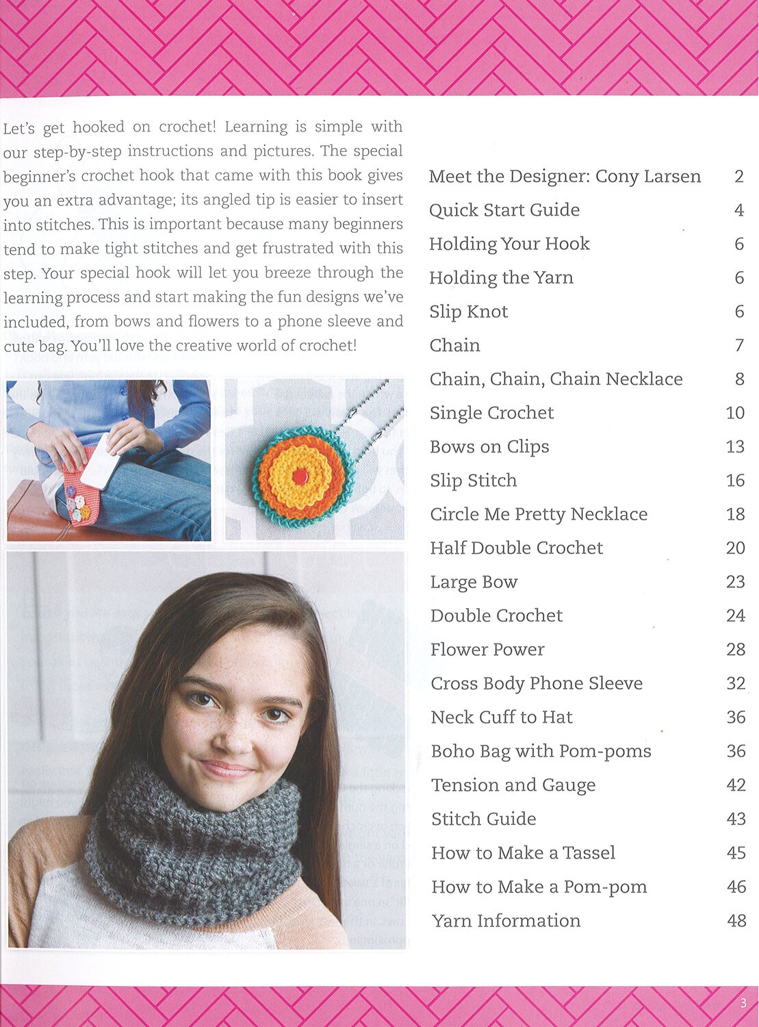 Leisure Arts Learn To Crochet with Tool Crochet Book