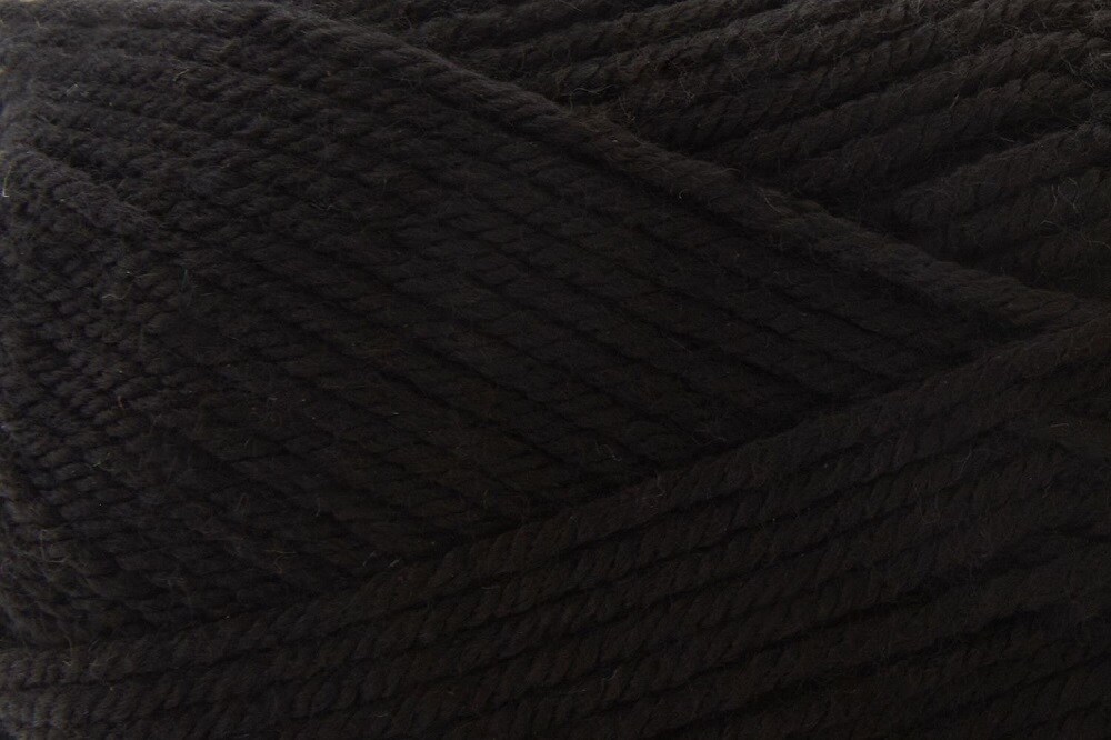 Uptown Worsted by Universal Yarn - #324 Black - Anti-Pill acrylic medium yarn