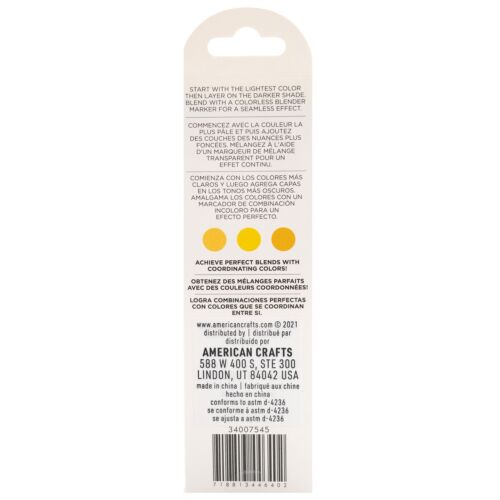 American Crafts - Sketch Markers Collection - Dual Tip - Chisel and Fine Point - HoneyComb 3 Pack 34007545