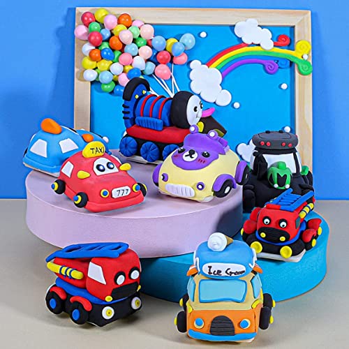 CiaraQ Modeling Clay Kit - 36 Colors Air Dry Ultra Light Magic Clay, Safe & Non-Toxic, Great Gift for Kids.