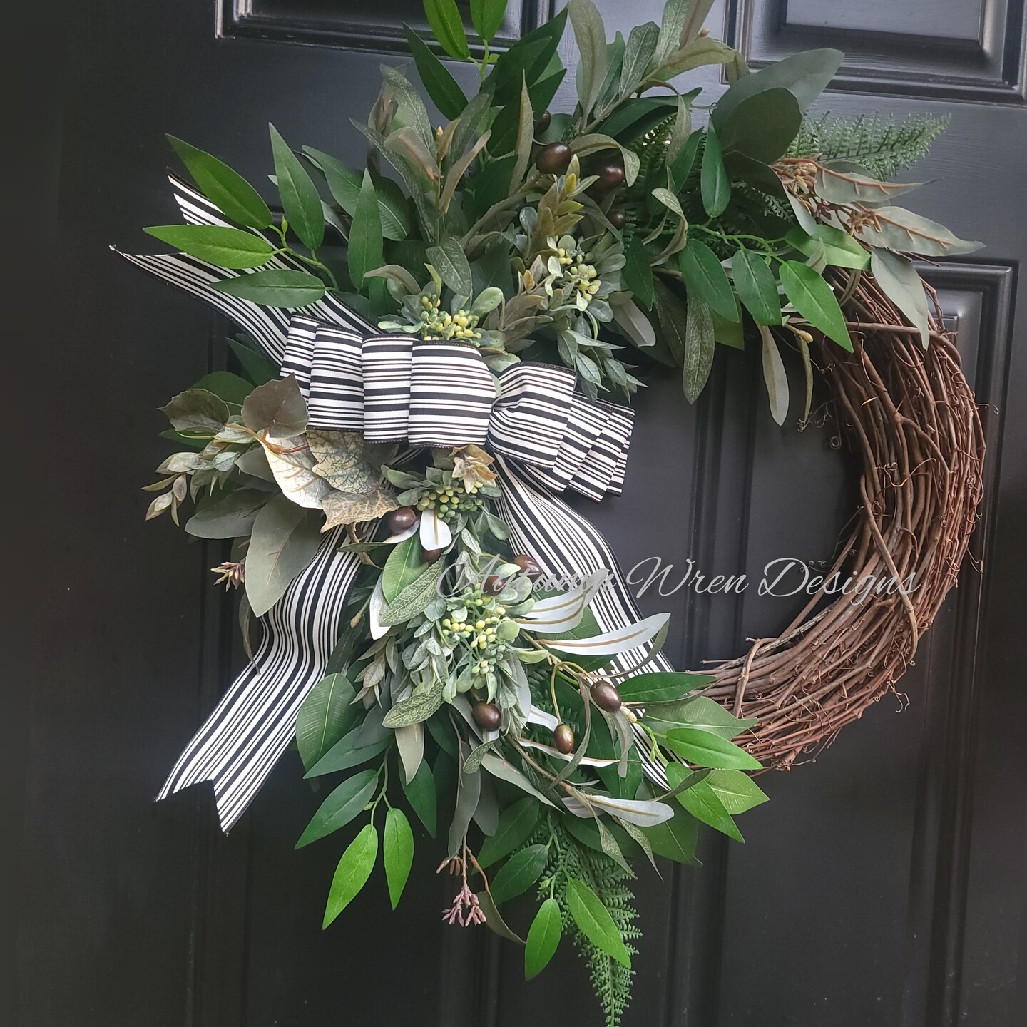 Greenery Wreath-Summer Wreath-Wreaths-Farmhouse Wreath-California Eucalyptus-Outdoor selling Wreath-Farmhouse Decor-Housewarming Gift-Wreaths