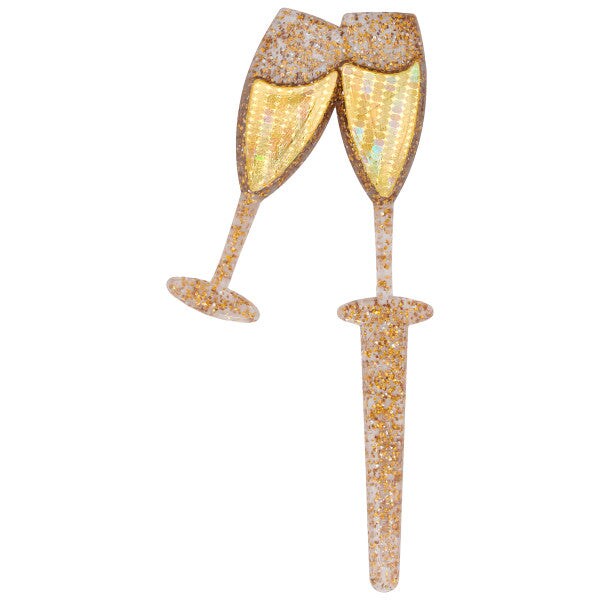 Gold Glitter Oh Baby Cake Topper by Celebrate It™