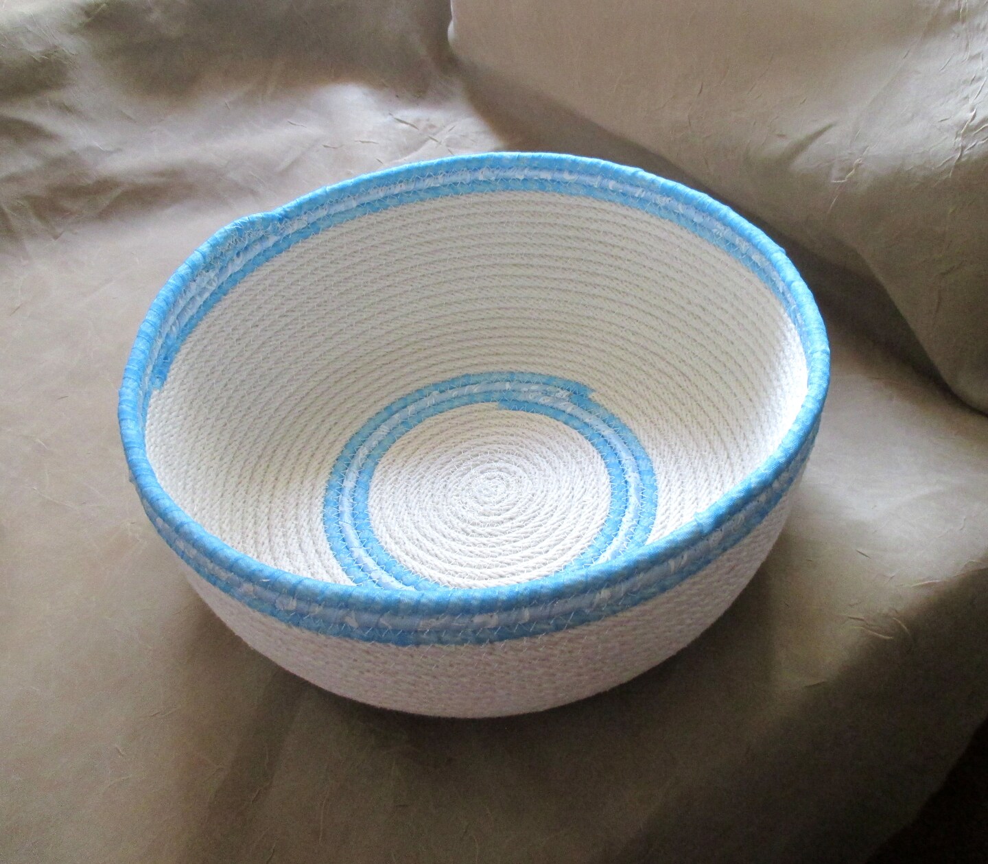 Rope Bowls, Various Sizes. Storage Bowls Made of Cotton Clothesline. Entry  Way Basket. 
