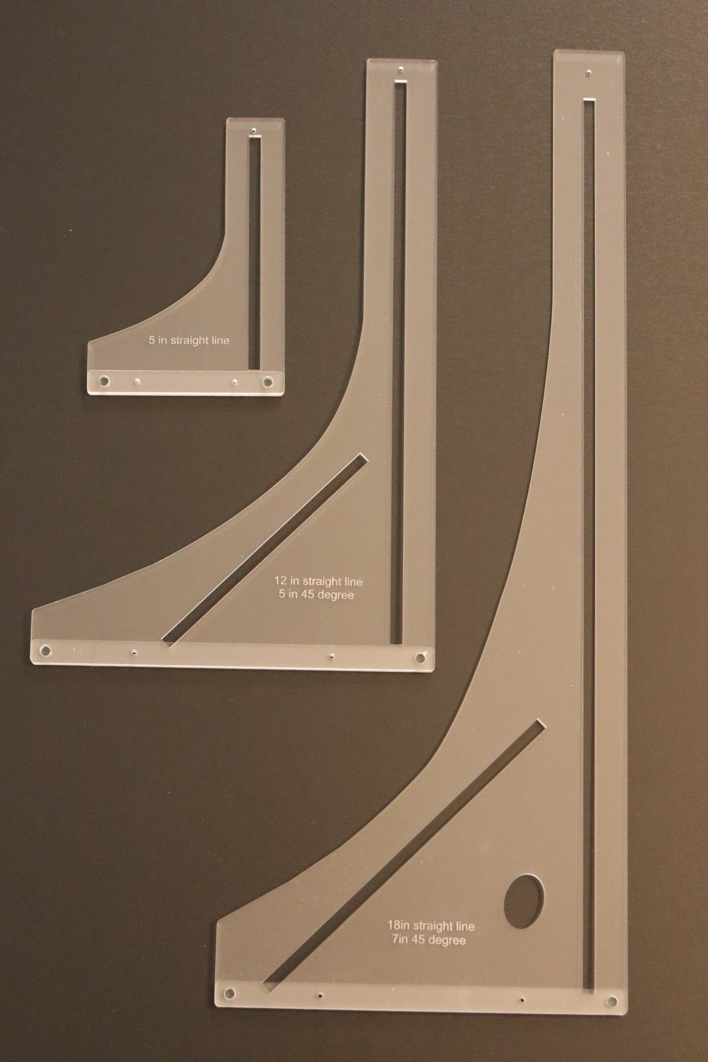 12 inch Straight Line Cutting Jig, Stained Glass Cutting Aid