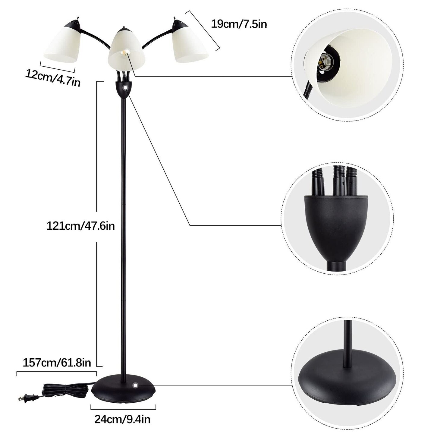 Modern Adjustable Floor Lamp