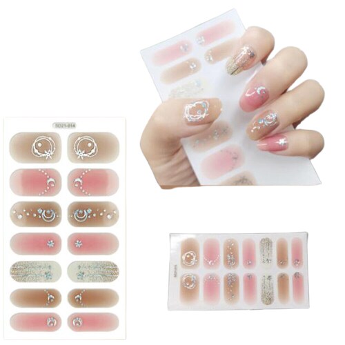 Kitcheniva 14 Styles Nail Art Wraps Full Size Stickers Michaels