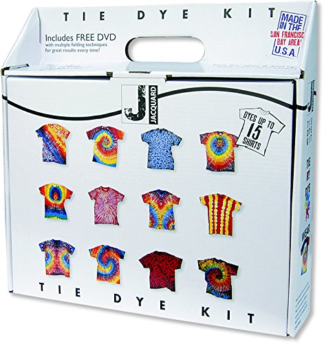 Large Tie Dye Kit - Fantastic Introduction to Tie Dye - Fun for All Ages - Dyes up to 15 Adult T-Shirts