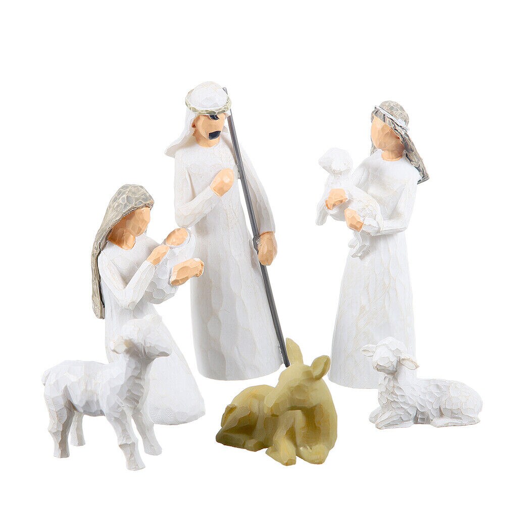 Kitcheniva Hand Painted Nativity Figures Set Christmas Gift Michaels