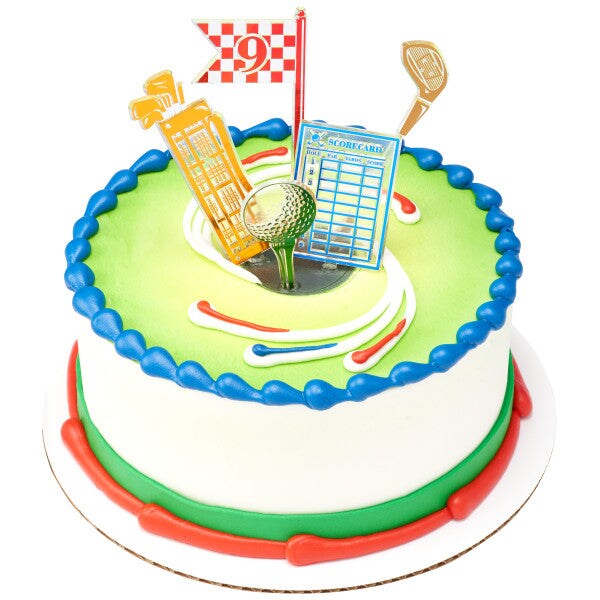 Golf Assortment Cake Decoration Kit, 1ct